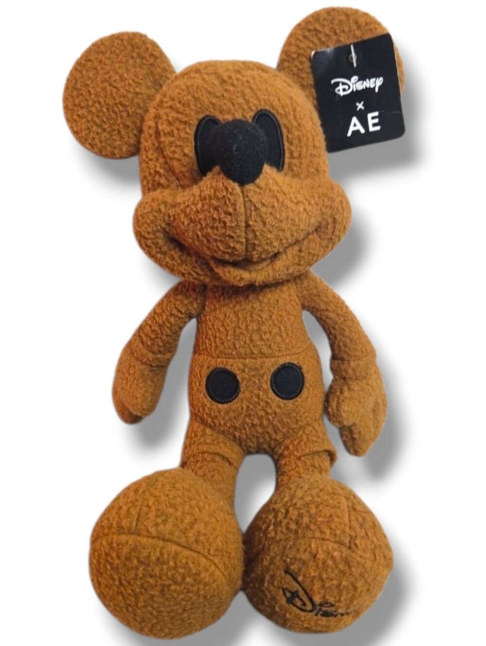 Disney x AE Mickey Mouse Brown 14 inch Plush Special Edition American Eagle